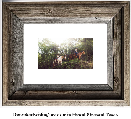 horseback riding near me in Mount Pleasant, Texas